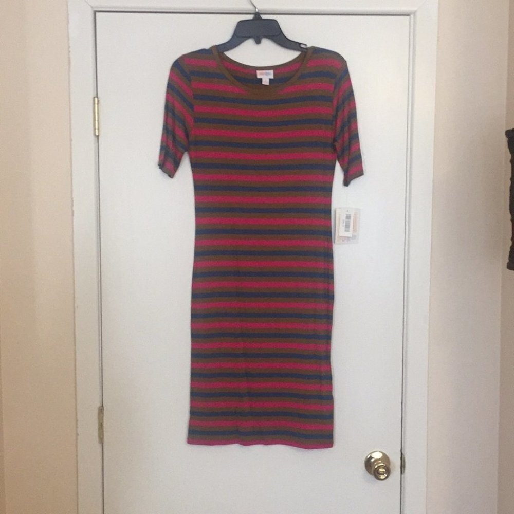 S LuLaRoe Julia Dress DD22 1546